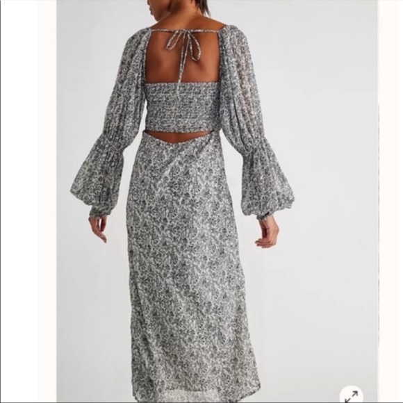 FREE PEOPLE AGLOW MIDI DRESS - Picture 2 of 4